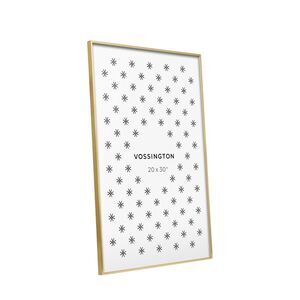 Gold 20x30 Frame - Exclusive Thin 20 x 30 Poster Frame For Wall Mount Photo